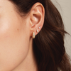 Brooklyn CZ Huggie Earrings