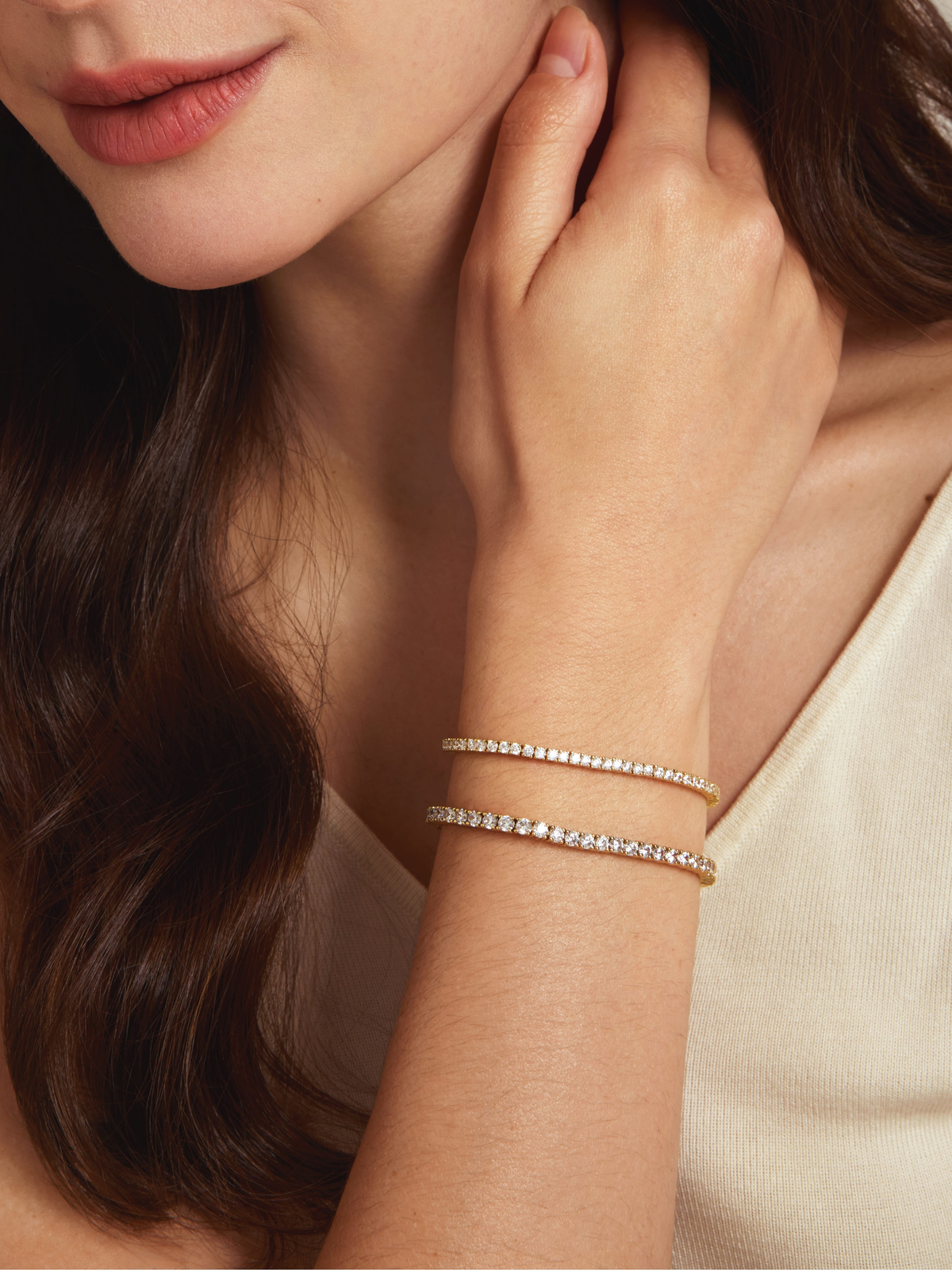 CZ Tennis Bracelet - Medium