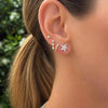 Madison Diamond Star Stud Earrings 14K