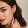 Ophelia CZ Hoop Earrings