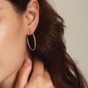 Ophelia CZ Hoop Earrings