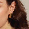 Teardrop Gold Earrings