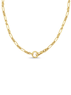 Link and Lock Mixed Chain 14K