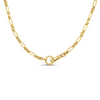 Link and Lock Mixed Chain 14K