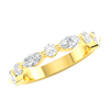 Marquise and Round Diamond Band (1 ct. tw.) 14K - LeMel