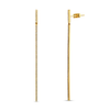 Matchstick Stud Earrings 14K