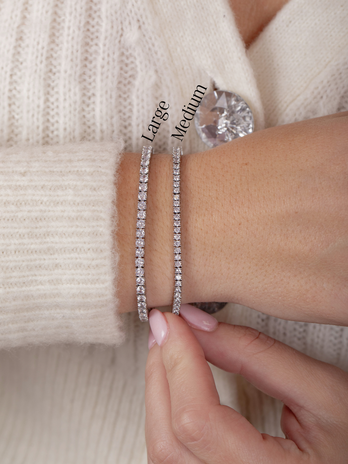 fake tennis bracelet 