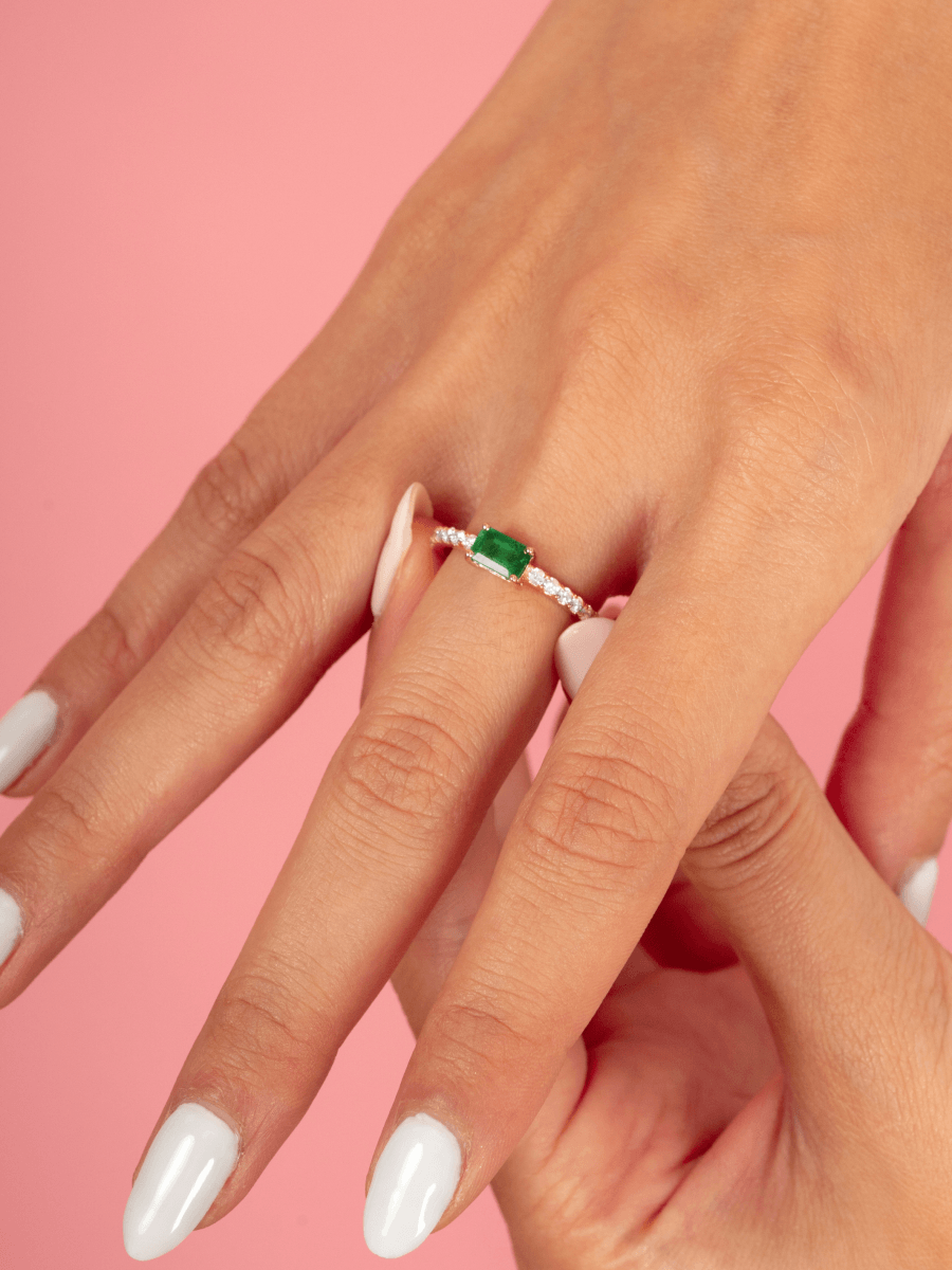 Merrick Emerald Ring 14K - LeMel