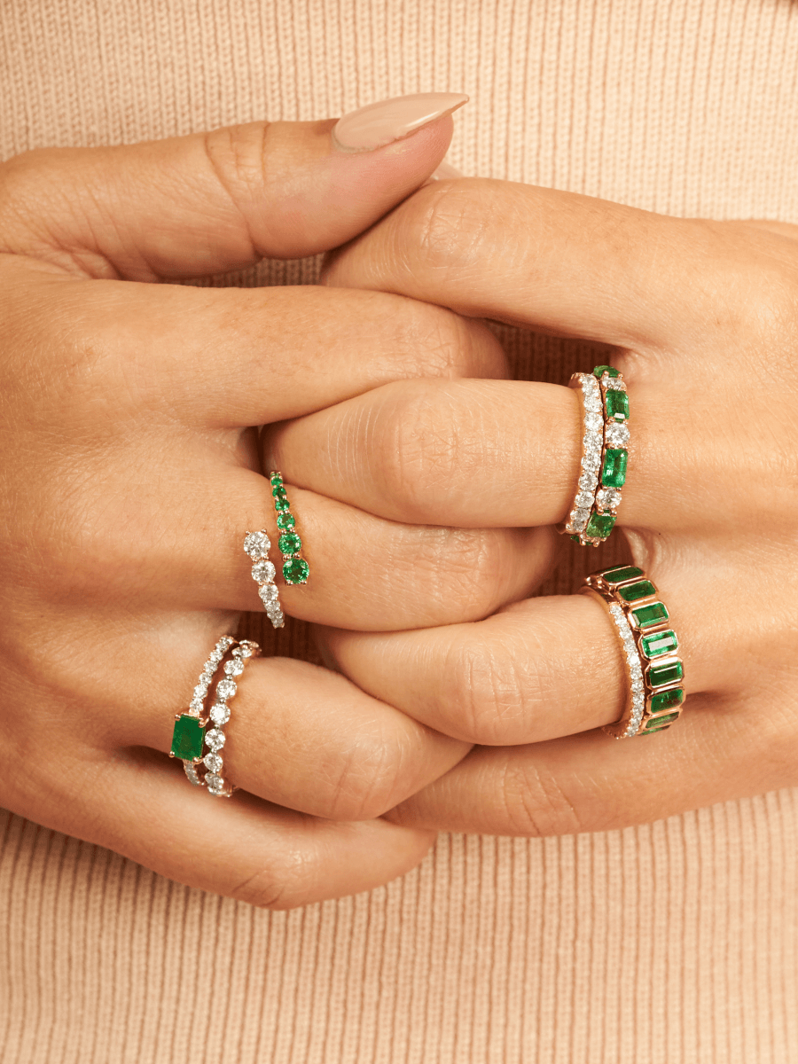 Merrick Emerald Ring 14K - LeMel