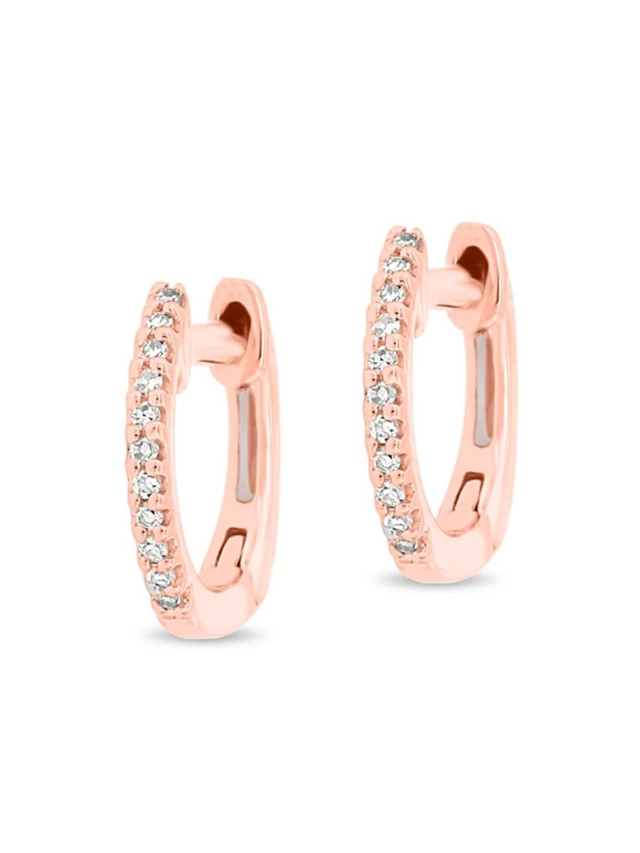 Mini Diamond Huggie 14K - LeMel