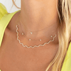 Mini Trio Diamond Layering Necklace 14K - LeMel