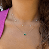 Mini Trio Diamond Layering Necklace 14K - LeMel