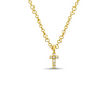 Mini Diamond Cross Necklace 14K