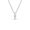 Mini Diamond Cross Necklace 14K