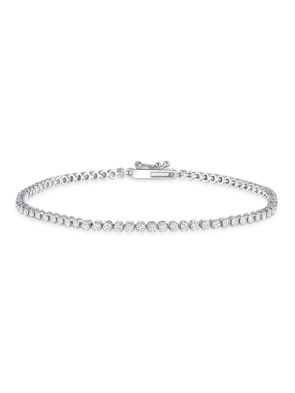 Cupcake Diamond Tennis Bracelet 14K