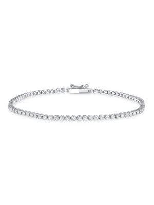 Cupcake Diamond Tennis Bracelet 14K
