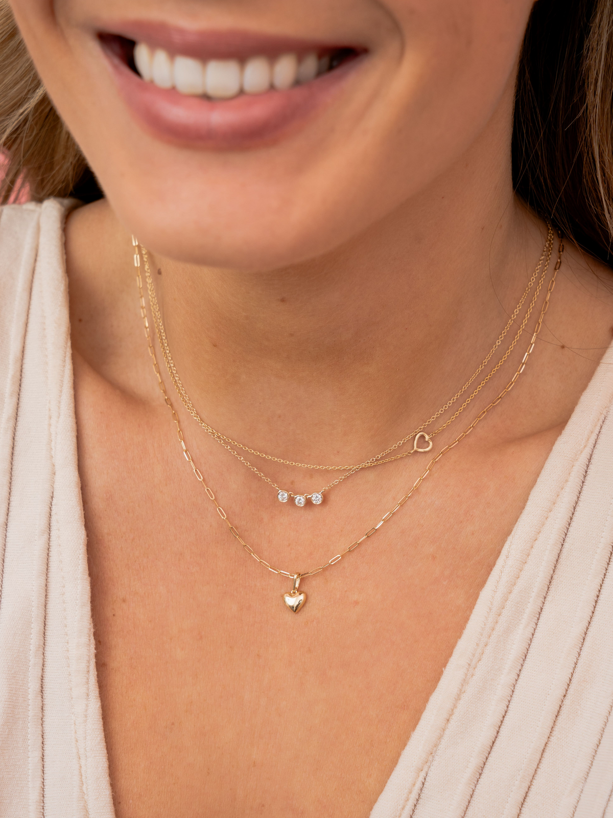 Blair Heart Necklace 14K