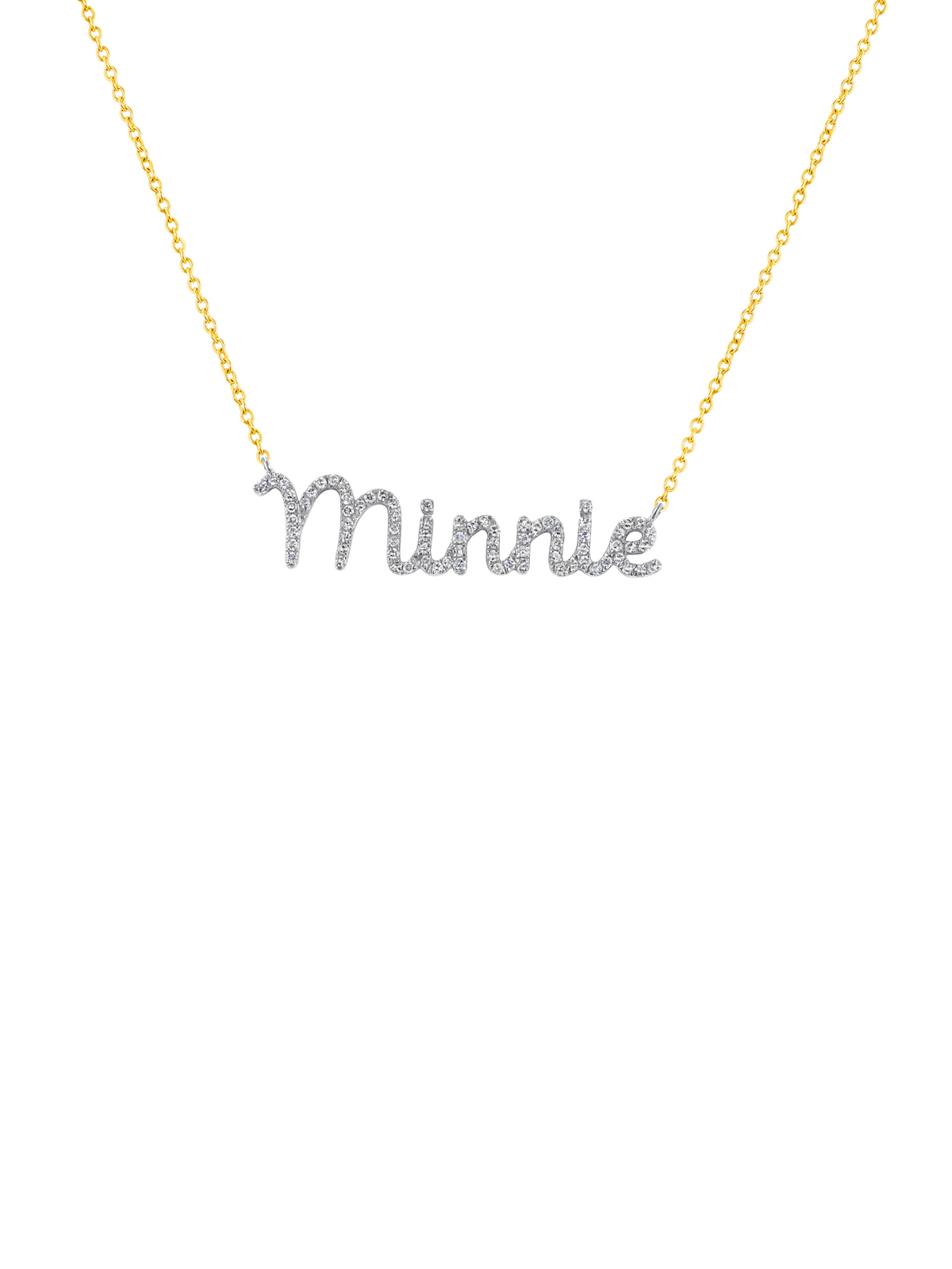 The Diamond Name Necklace 14K