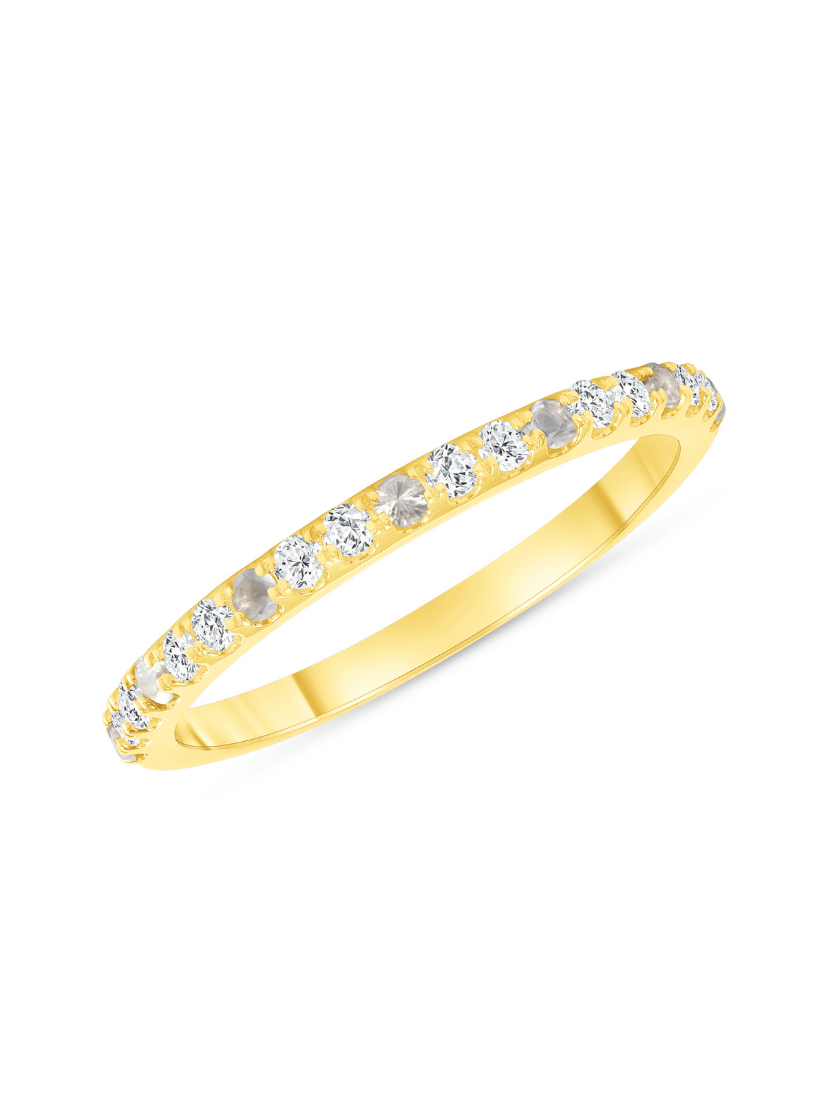 Birthstone Ring - June Moonstone 14K