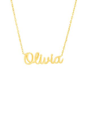 Name Necklace 14K