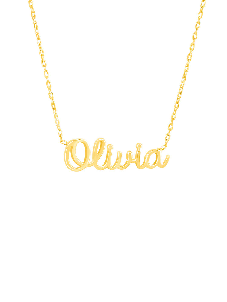 Name Necklace 14K