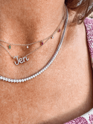 The Birthstone Necklace 14K