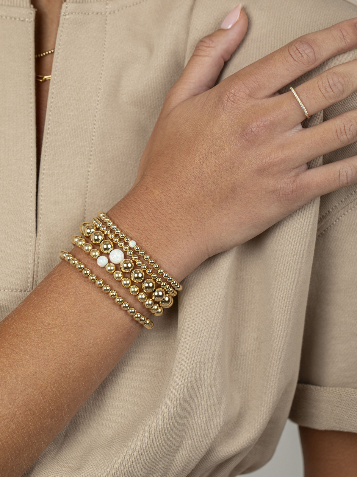 Opalite Everyday Stretch Bracelet - 8mm