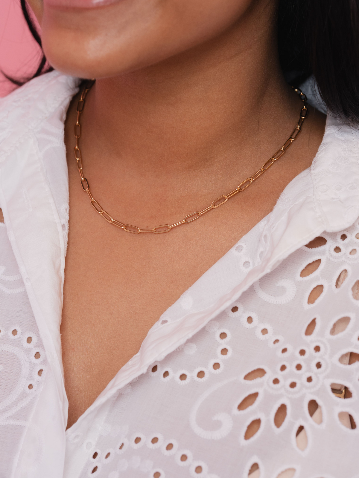 The Paperclip Chain Necklace