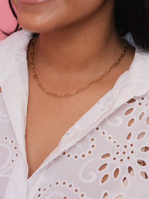 The Paperclip Chain Necklace