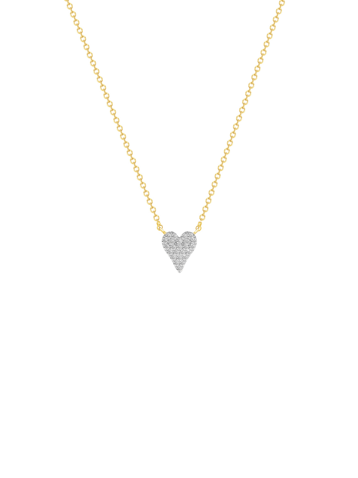 Jess Mini Heart Necklace 14K