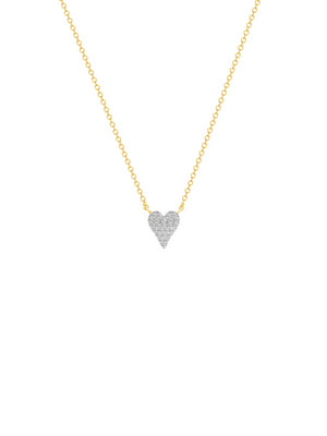 Jess Mini Heart Necklace 14K