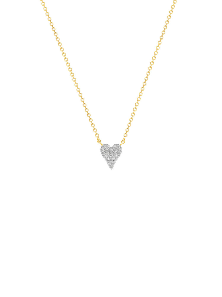 Jess Mini Heart Necklace 14K