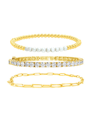 Perfect Pearl Bracelet Set