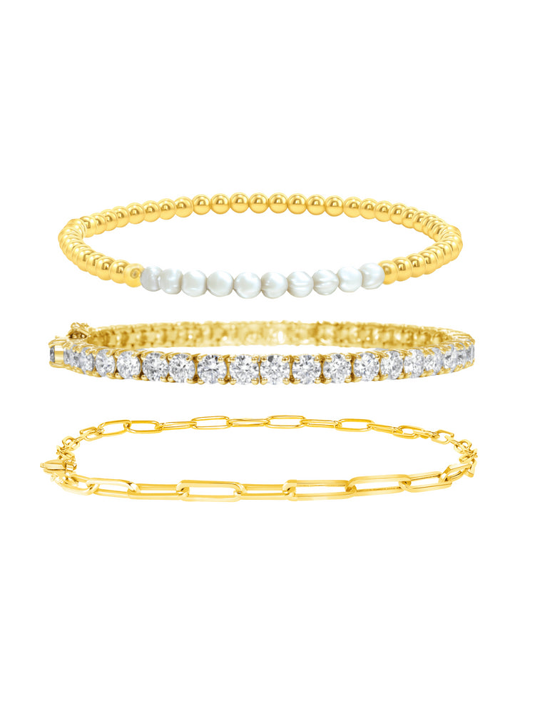 Perfect Pearl Bracelet Set