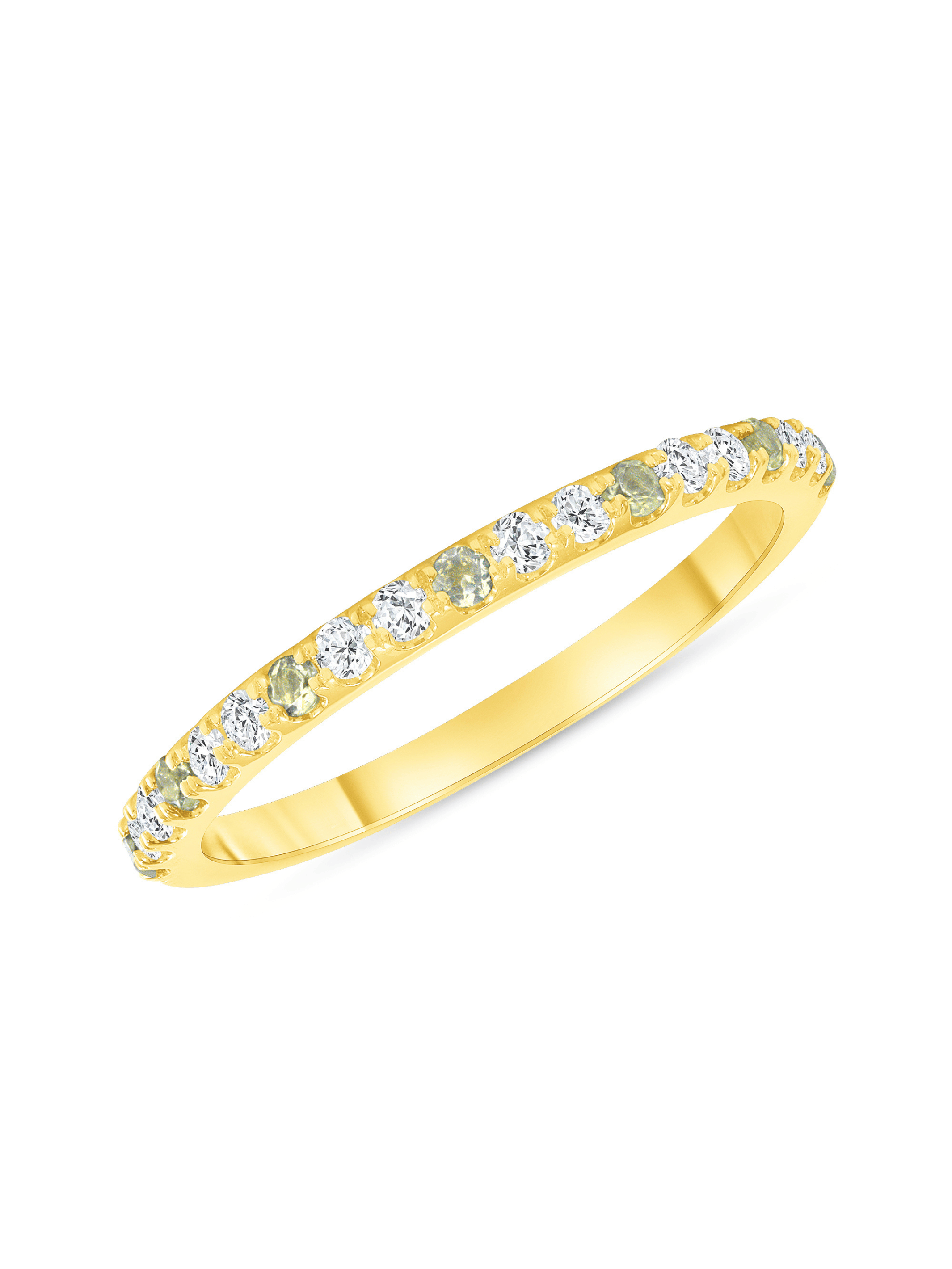 Birthstone Ring - August Peridot 14K