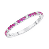 Prism Pink Sapphire Ring 14K