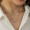 Bryn Endless Bezel Necklace 14K