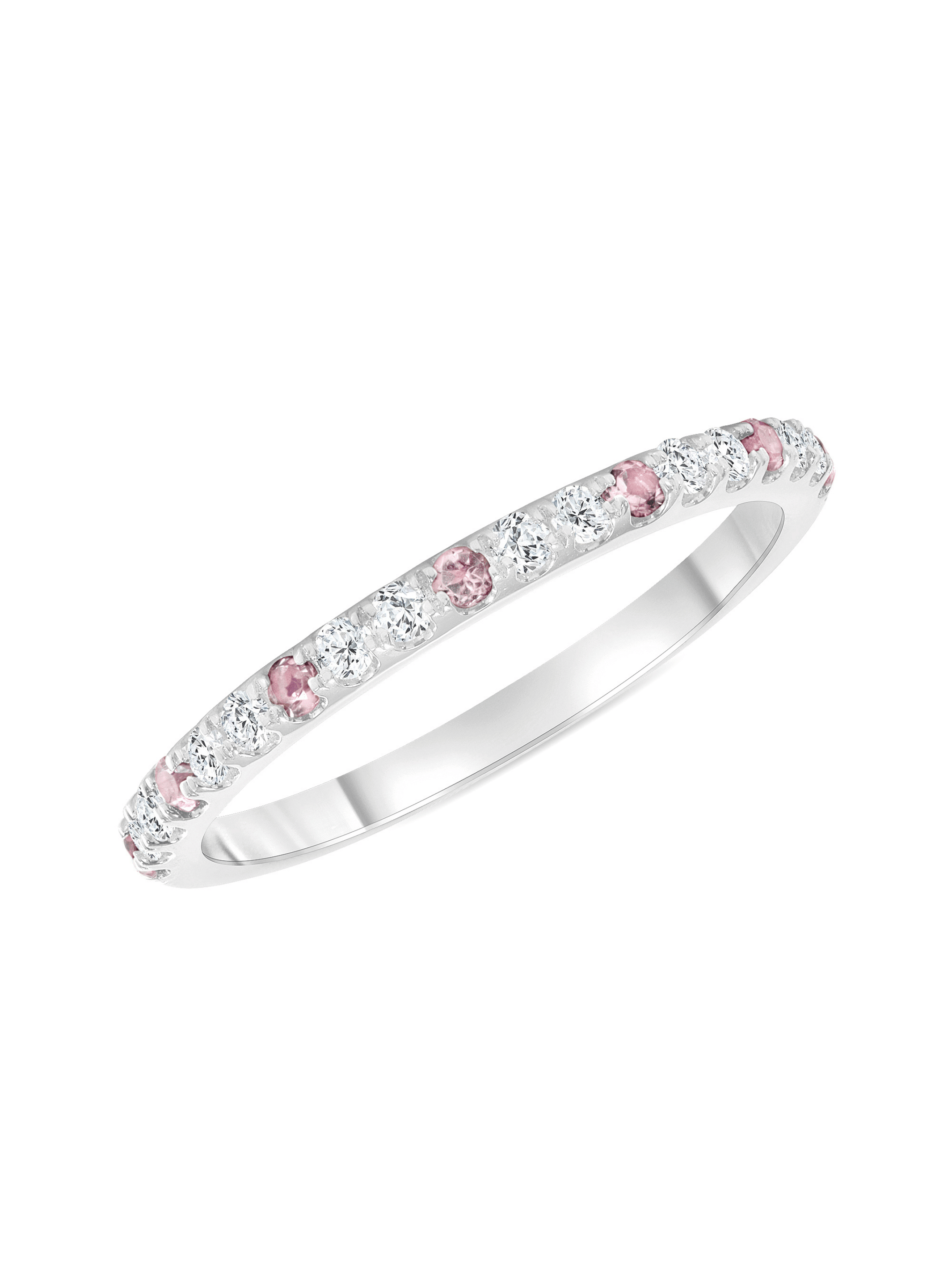 Birthstone Ring - October Pink Tourmaline 14K