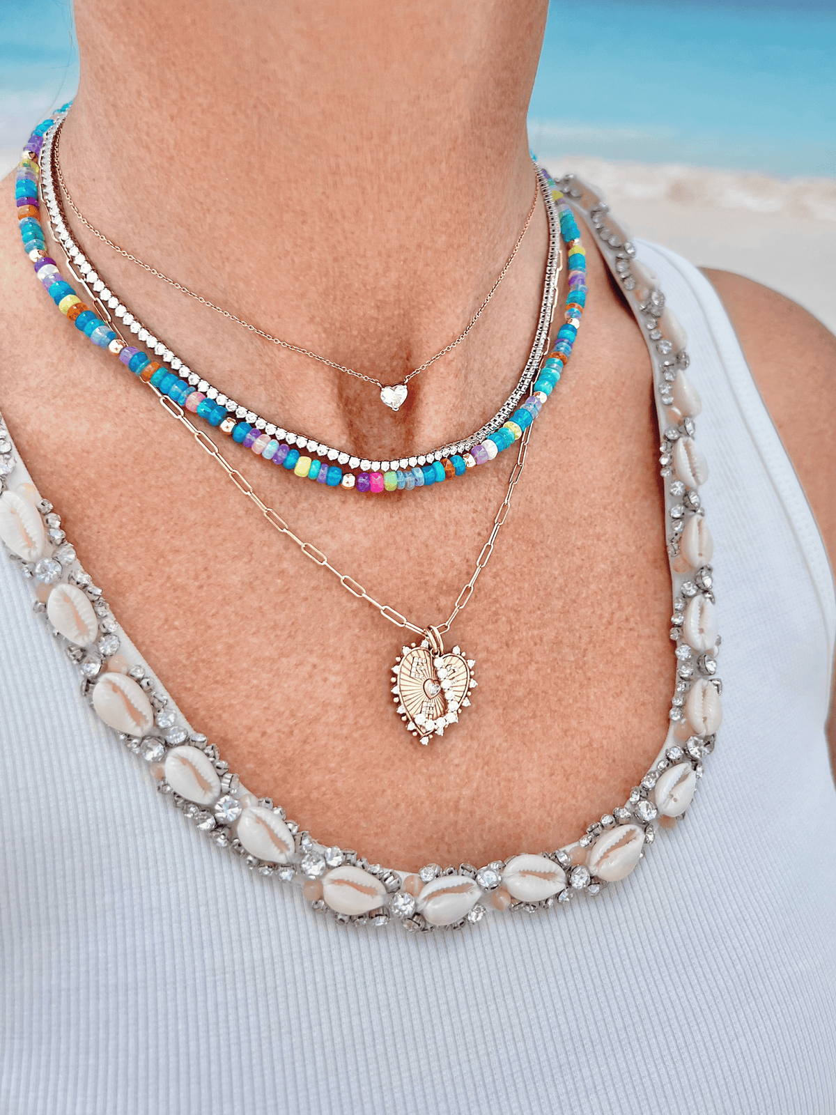 The Family Heart Pendant 14K