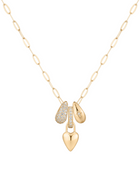 Lucy Heart Charm Necklace