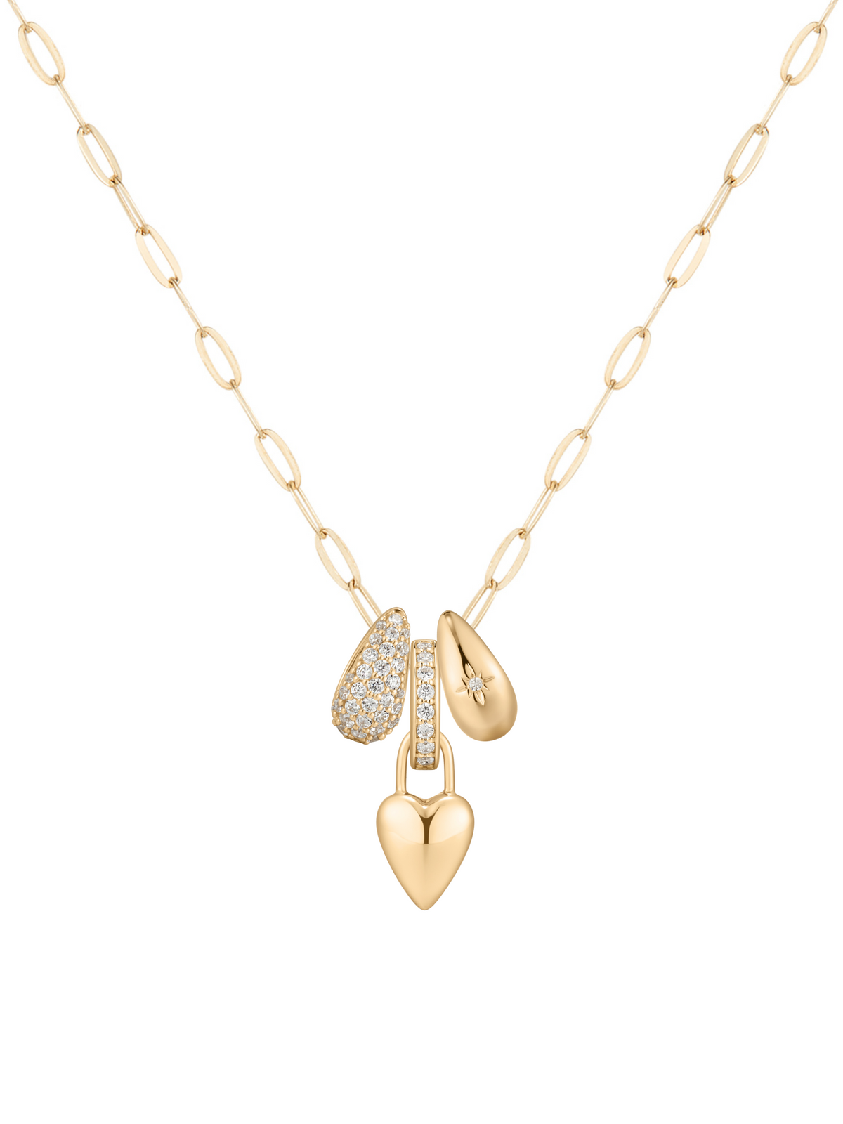 Lucy Heart Charm Necklace