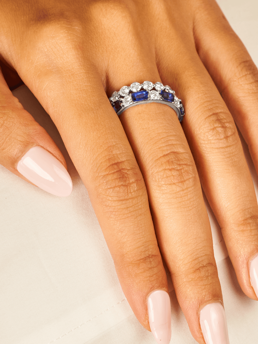 Round Single Prong Band 14K - LeMel