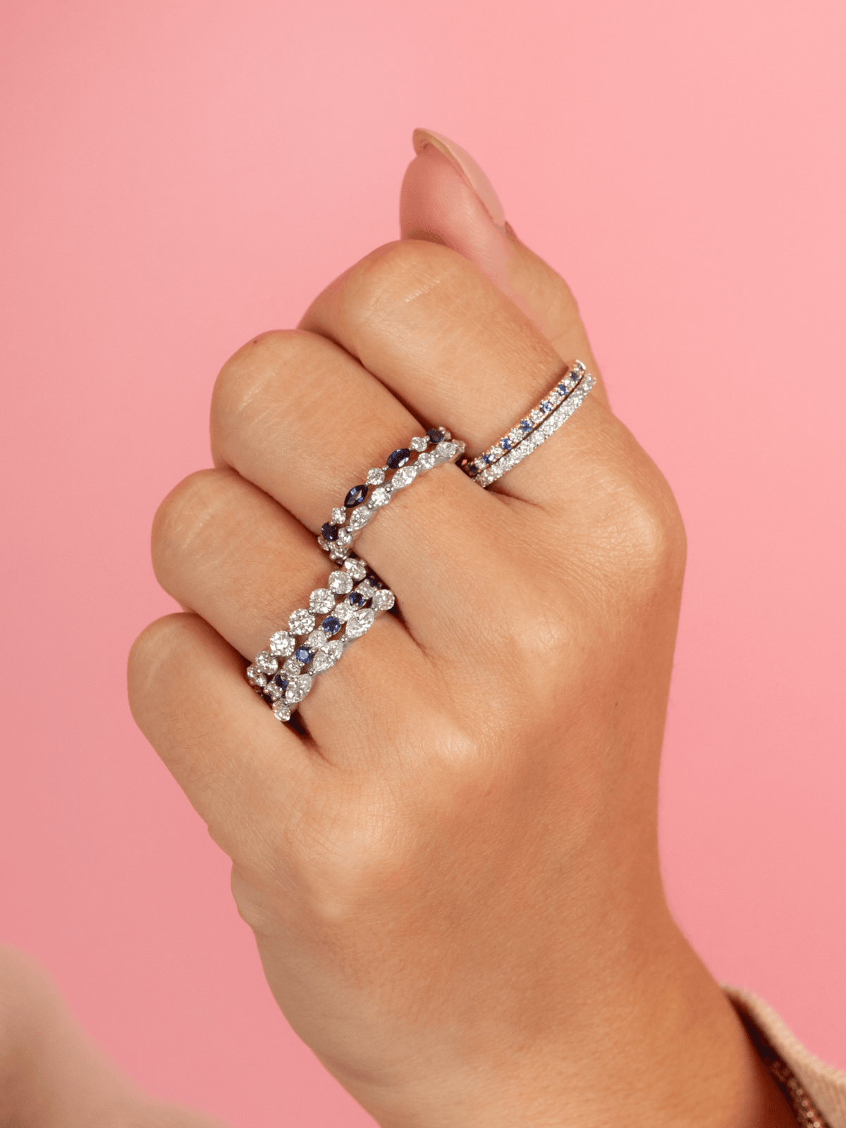 Round Single Prong Band 14K - LeMel