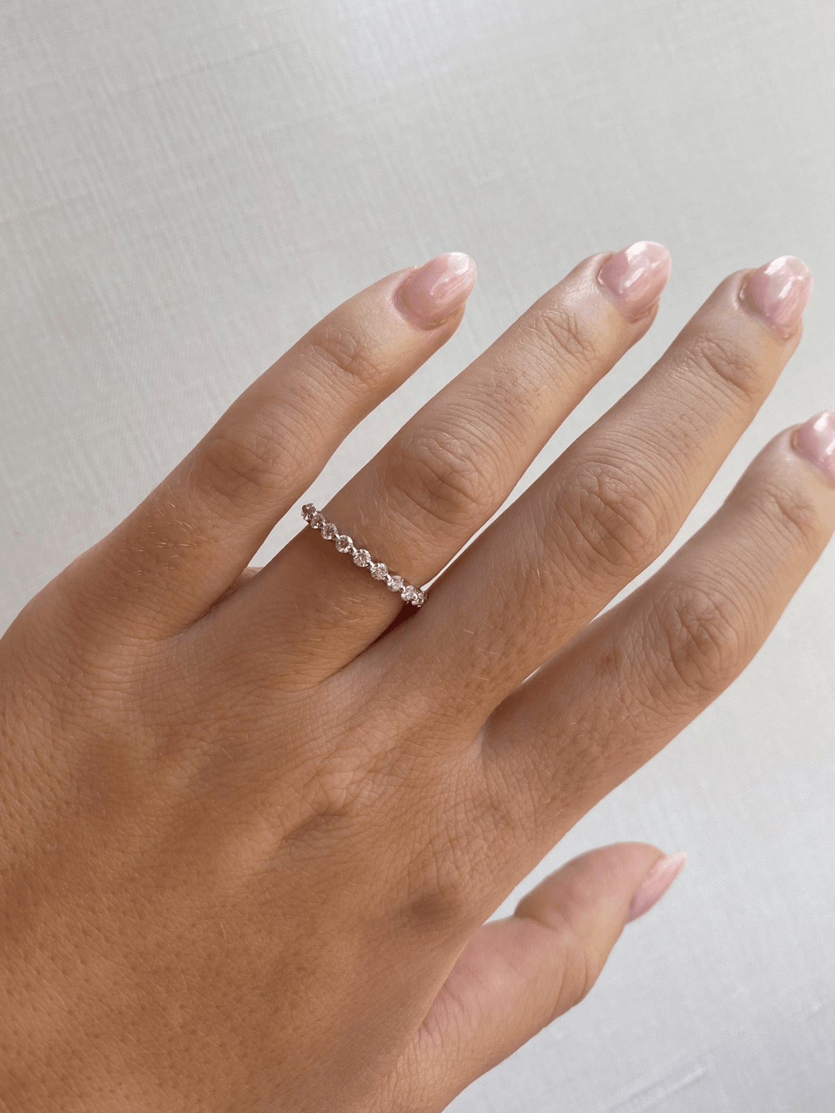 Round Single Prong Band (.50 ct. tw.) 14K - LeMel