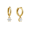Lanie Lab Diamond Dangle Earrings 14K