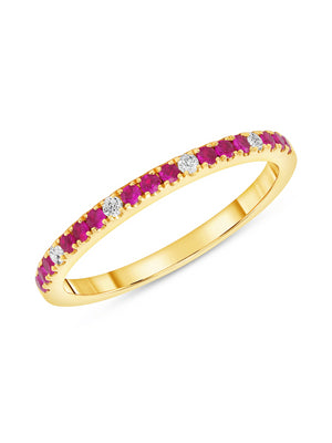 Prism Ruby Ring 14K
