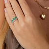 Prism Gemstone Ring 14K