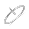 Diamond Cross Ring 14K