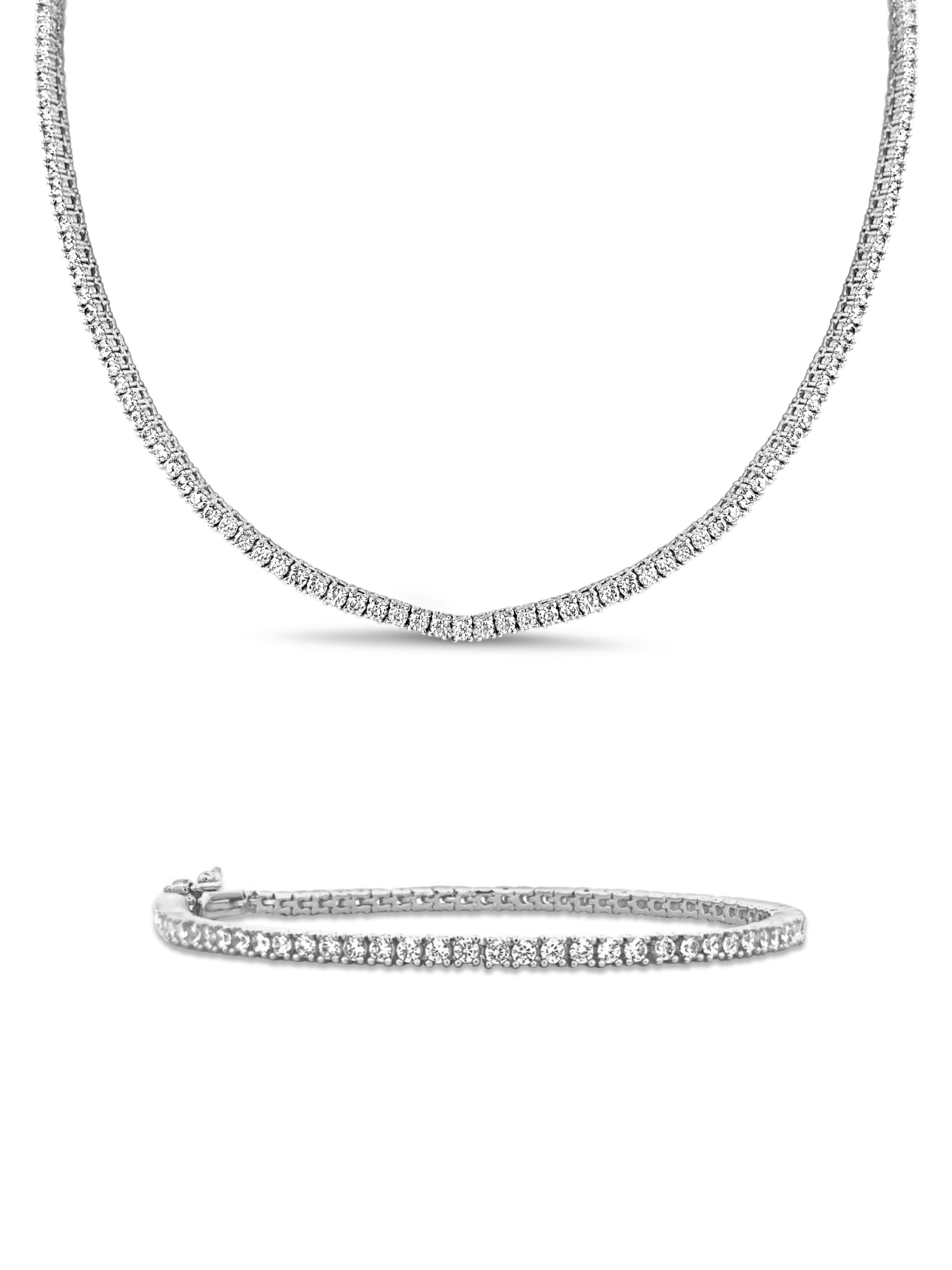 Sparkle Necklace + Bracelet Set