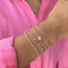 Simple Diamond Tennis Bracelet 14K - LeMel